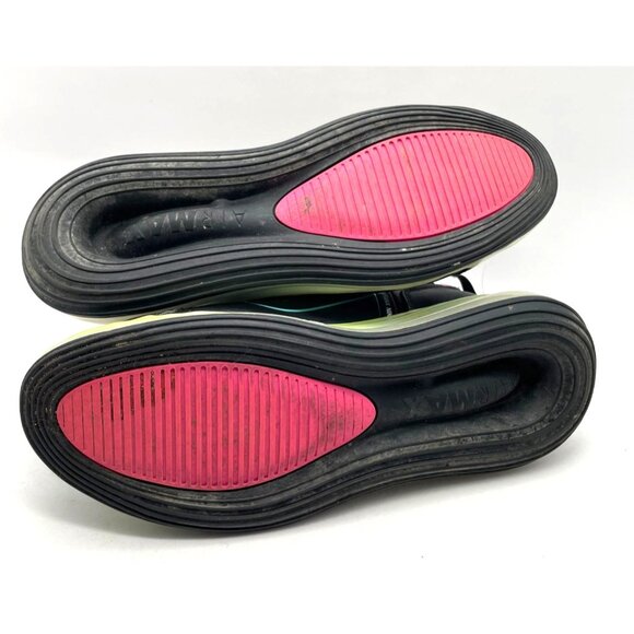 Pre-owned Nike Air Max 720 Saturn Miami Vice Hyper Jade Heat 9.5 - Picture 3 of 5